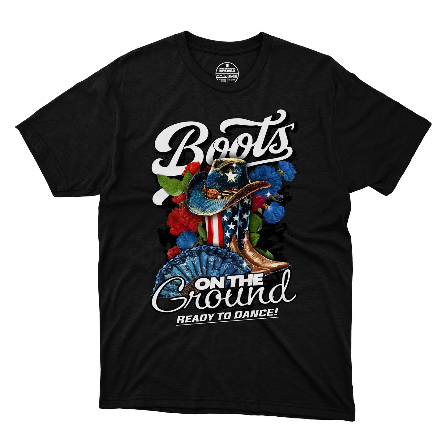 Boots On The Ground T-Shirt 001 USA (Women's)