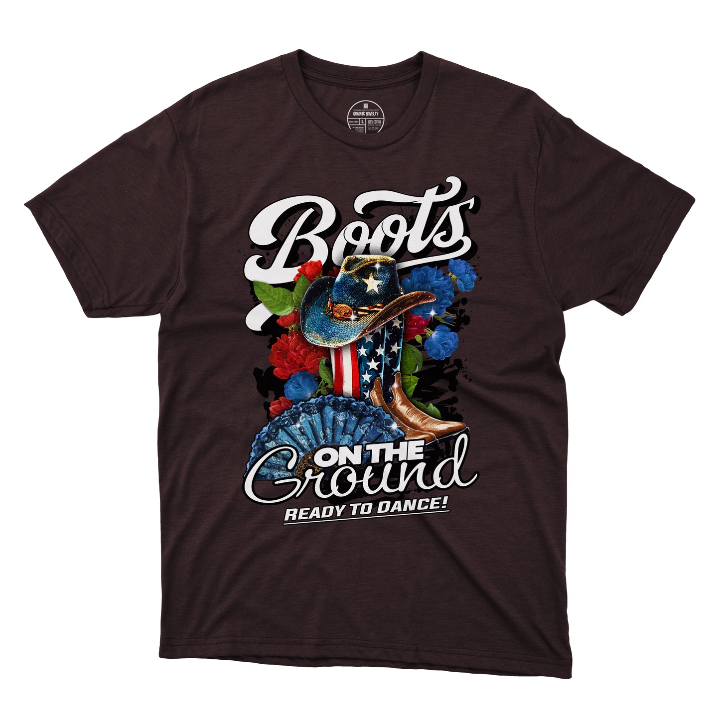 Boots On The Ground T-Shirt 001 USA (Women's)