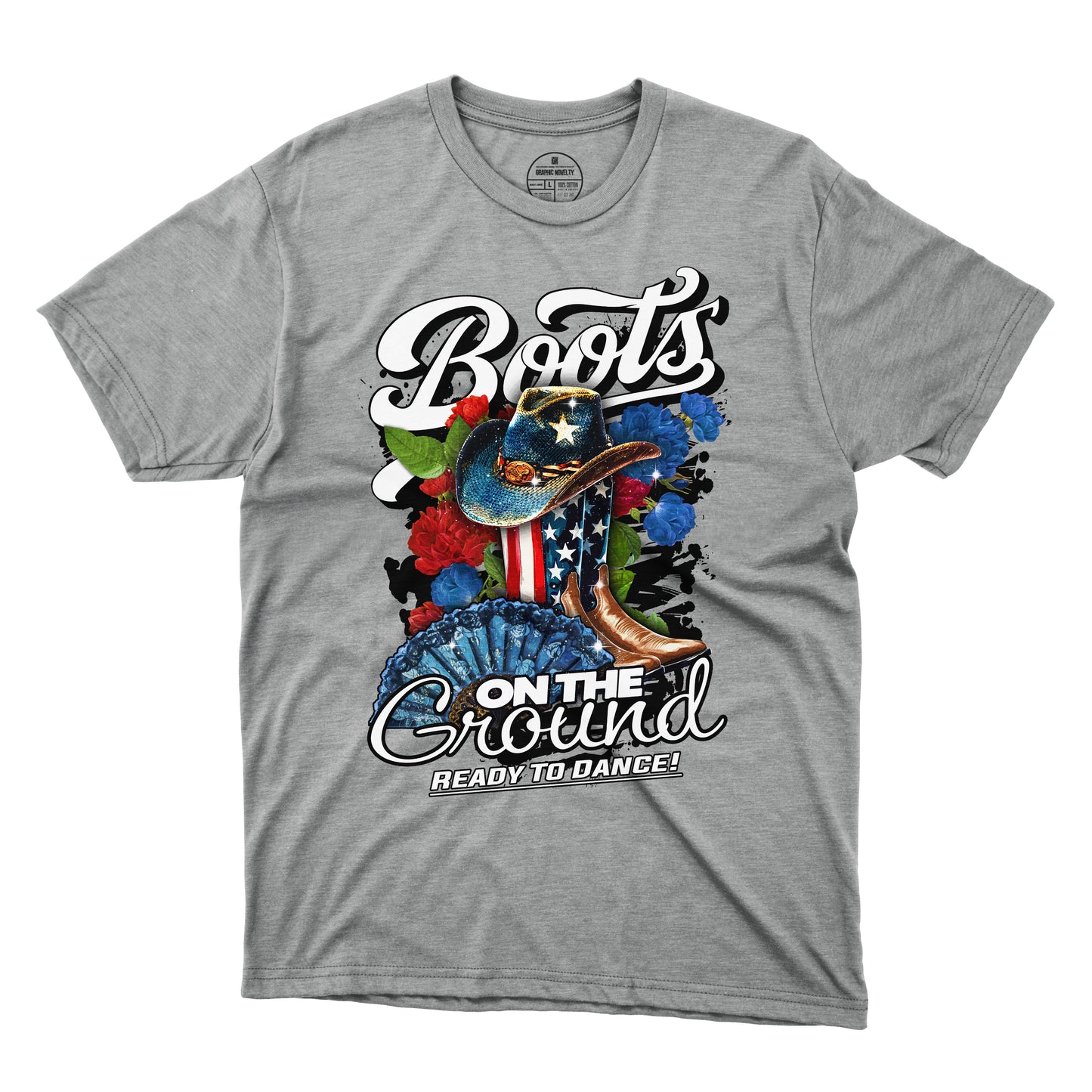 Boots On The Ground T-Shirt 001 USA (Women's)