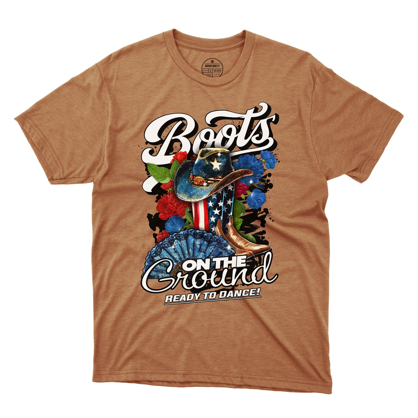 Boots On The Ground T-Shirt 001 USA (Women's)