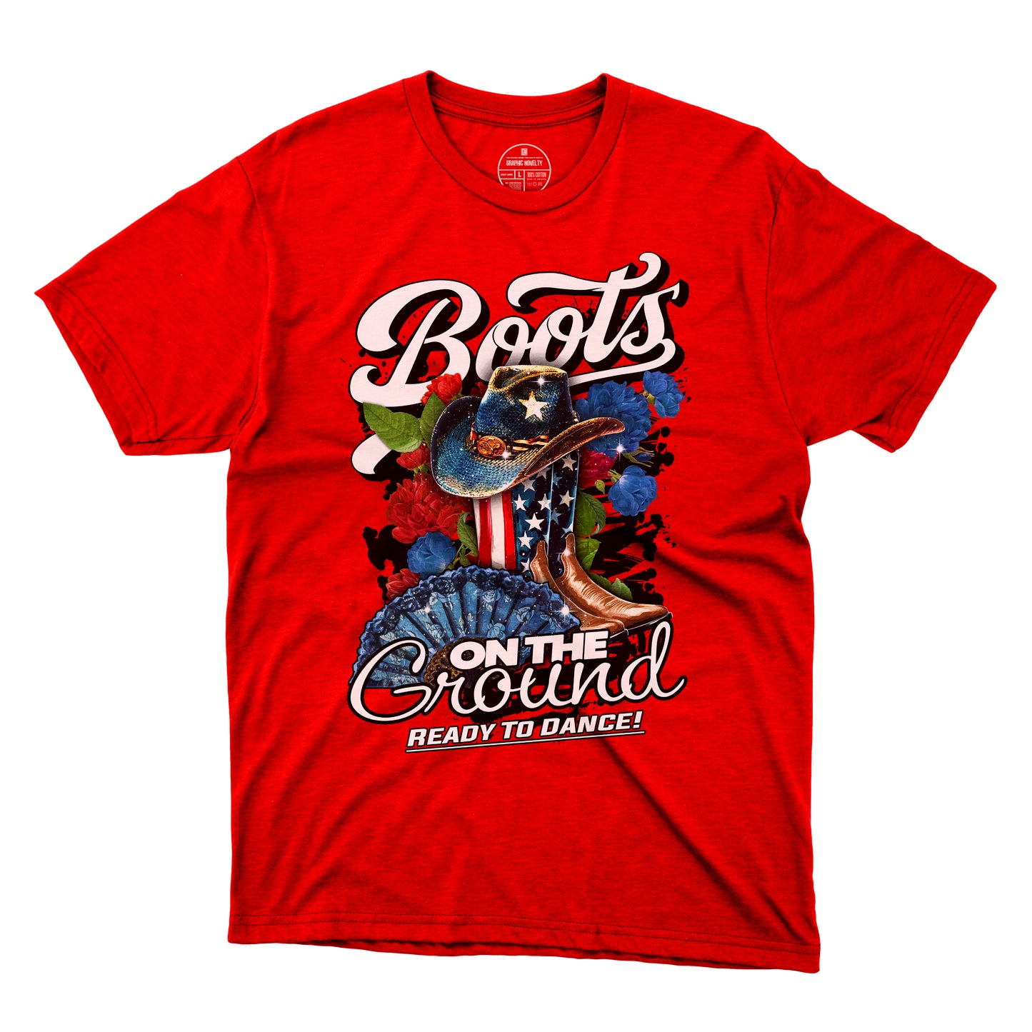 Boots On The Ground T-Shirt 001 USA (Women's)