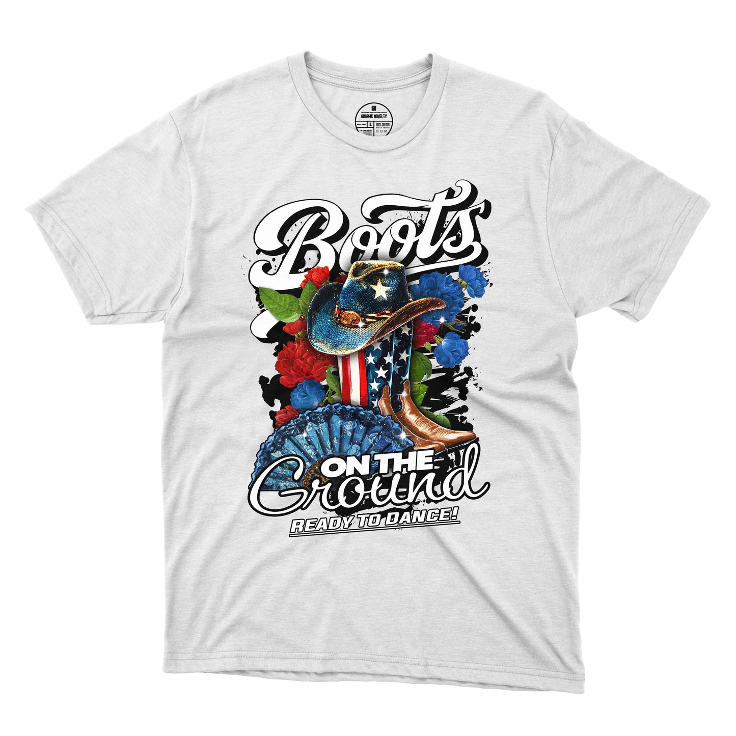 Boots On The Ground T-Shirt 001 USA (Women's)