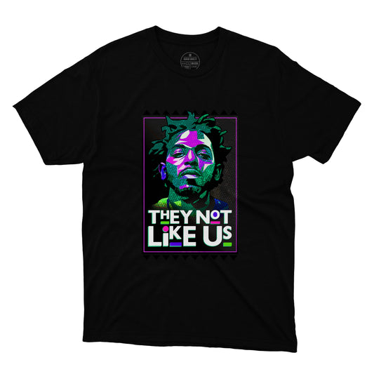 They Not Like Us x Martin Inspired T-Shirt (Purple/Green)