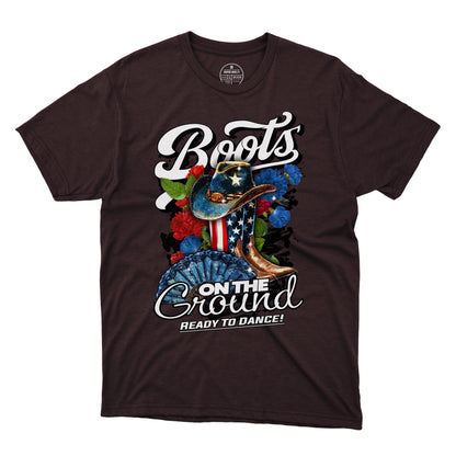 Boots On The Ground T-Shirt 001 USA (Women's)