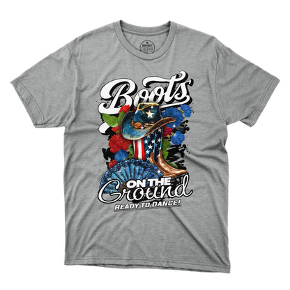 Boots On The Ground T-Shirt 001 USA (Women's)