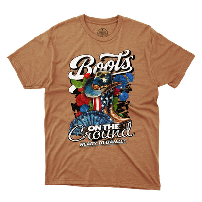 Boots On The Ground T-Shirt 001 USA (Women's)