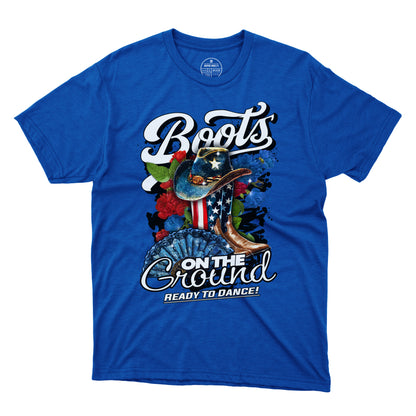 Boots On The Ground T-Shirt 001 USA (Women's)