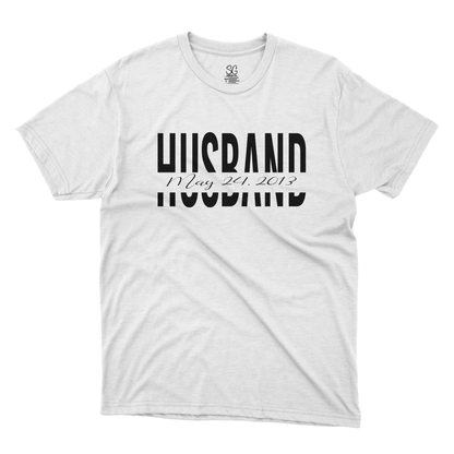 Custom Husband & Wife Anniversary T-Shirt Set