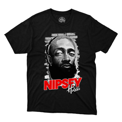 Nipsey Hussle T-Shirt - 001C (Grey x Red)