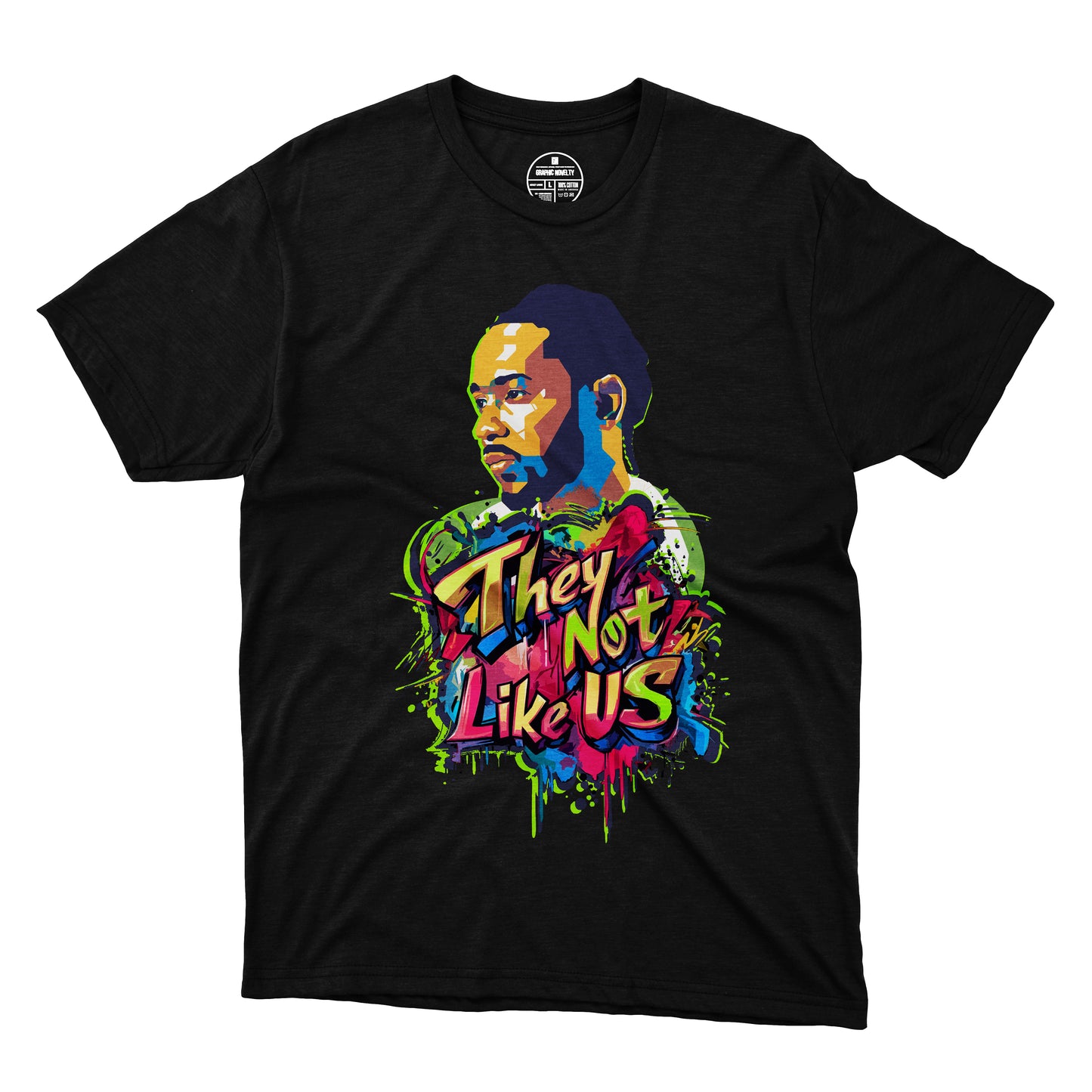 They Not Like Us T-Shirt 002 (Graffiti Style)