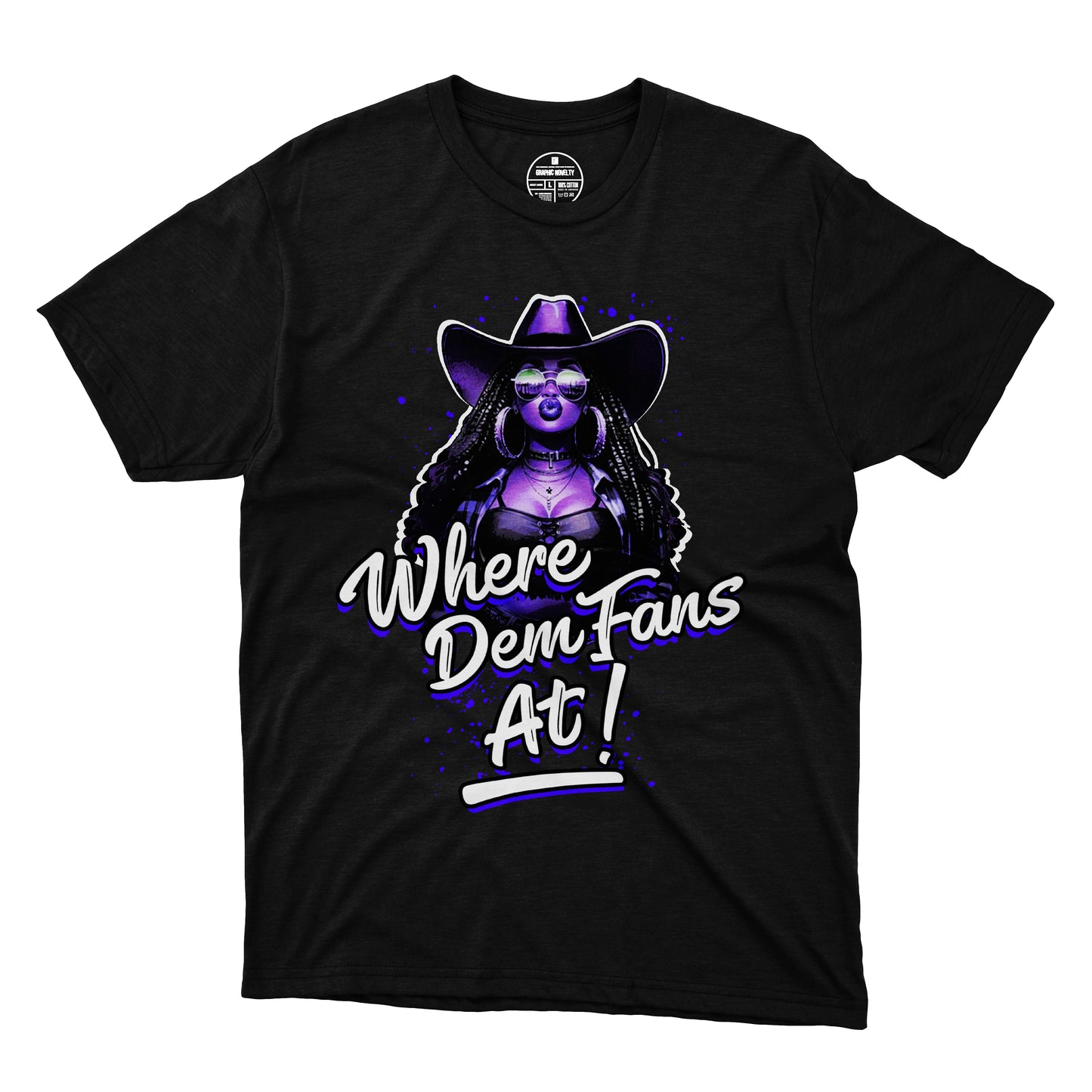 Where Them Fans At T-Shirt 002 (Women's)